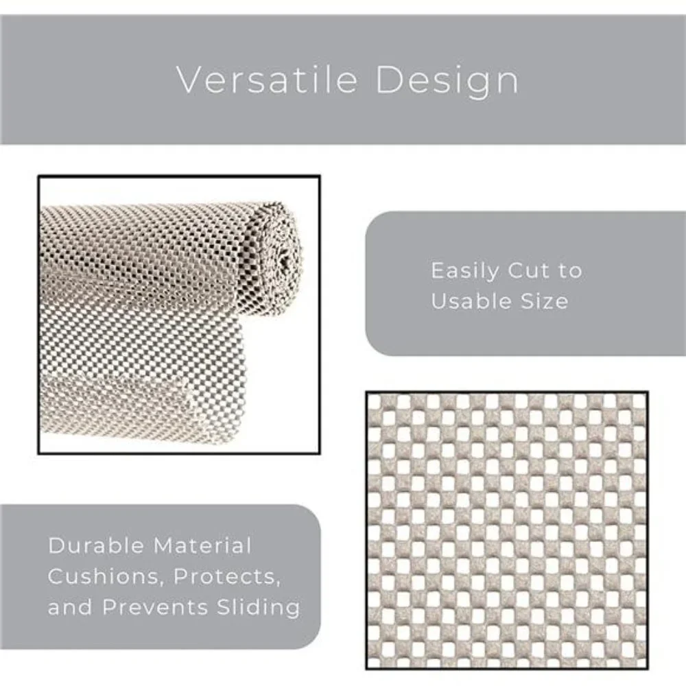 Smart Design Premium Grip Shelf Liner - 12 Inch x 20 Feet - Non Adhesive